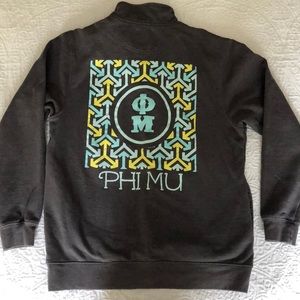 Phi Mu Tory Burch style Quarter Zip